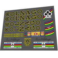 1970s Colnago Mexico Black Yellow Outline