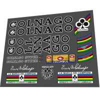1970s Colnago Super Black White
