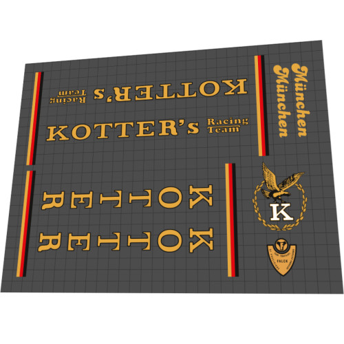 1980s Kotter München gold