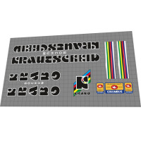 1980s Krabo Krautscheid Black White contour 1980s Krabo Krautscheid Black White contour