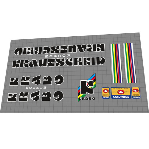 1980s Krabo Krautscheid Black White contour 1980s Krabo Krautscheid Black White contour