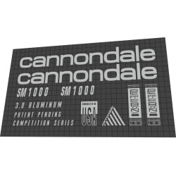 1990 Cannondale SM1000 silver