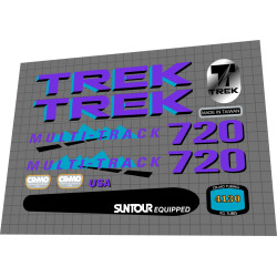 1990 Trek 720 Multi Track purple blue