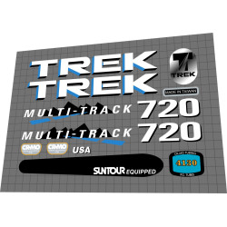 1990 Trek 720 Multi Track white blue