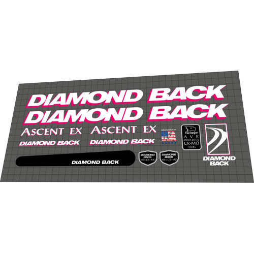 1994 Diamondback Ascent EX white magenta