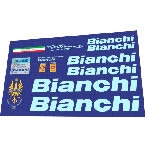 1997 Bianchi Titanium Megatube Celeste