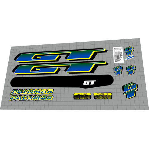 1997 GT Palomar blue green yellow