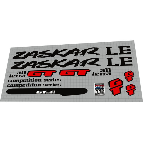 1992 GT ZASKAR LE red black